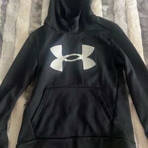 Under Armour Black Hoodie with White Details